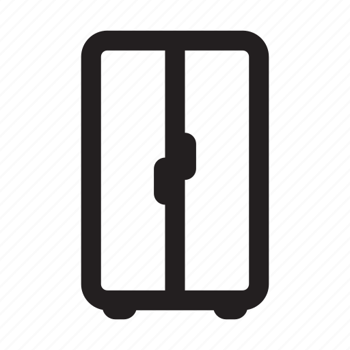 Smartphone icon with low battery symbol on diagonal striped background