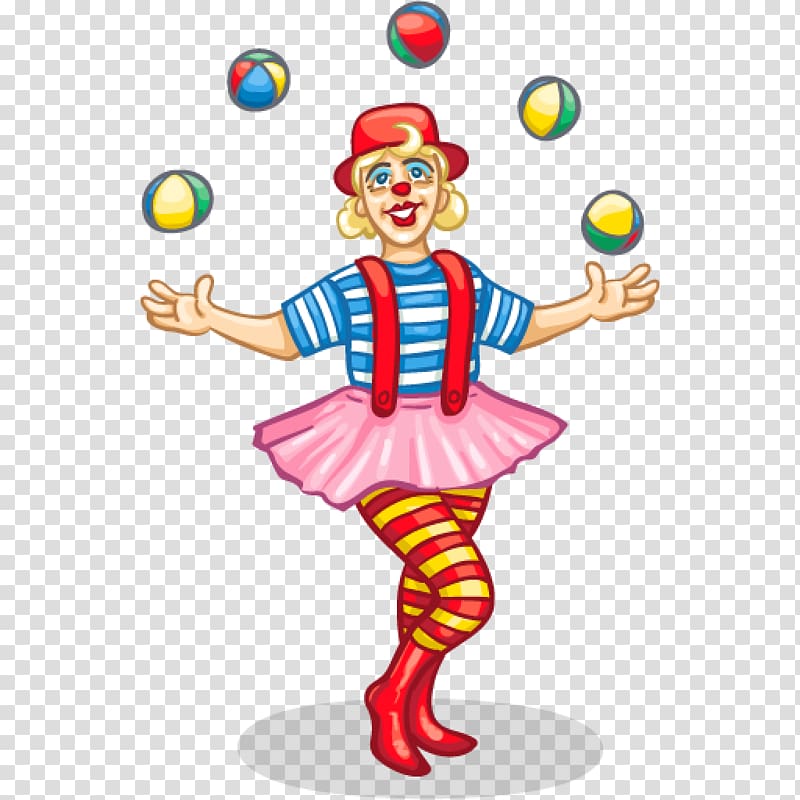 Free Png Female Clown Png Images Transparent - Clown Lady Hooped 