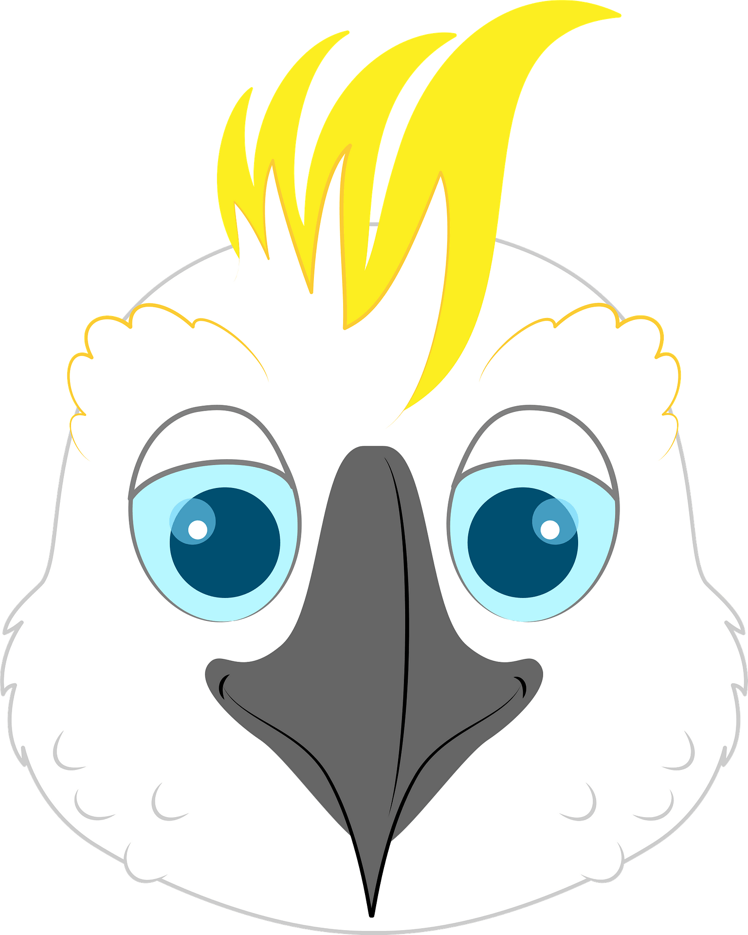 Premium Vector | Cockatoo animal cartoon colored clipart - Clip Art Library