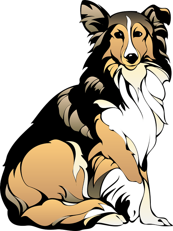 Collies Clip Art Library