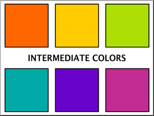 Intermediate Colors Chart - Visual Guide to Color Theory