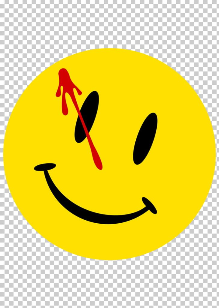 Smiley Face with Arrow Through Eye - Icon of Dark Humor and Irony