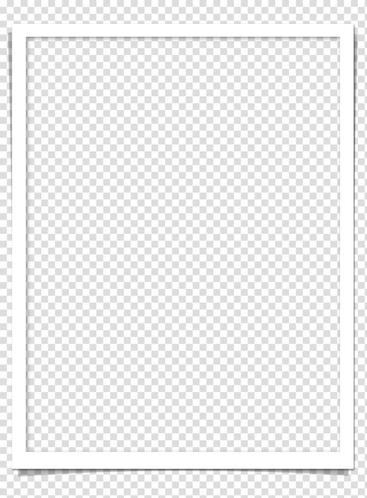 Clean White Frame PNG - Transparent Background Placeholder Image