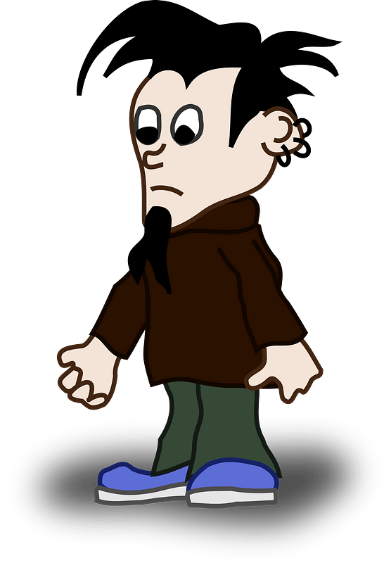 Comic Characters Emo Clipart Md 