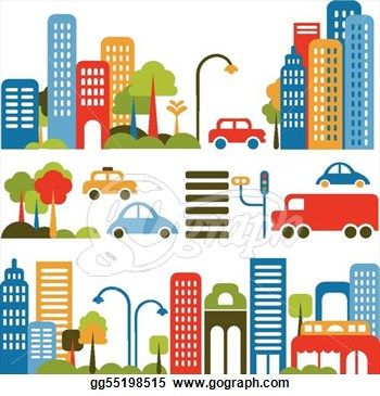 Urban Cityscape Vector Illustration - Free Download & Usage