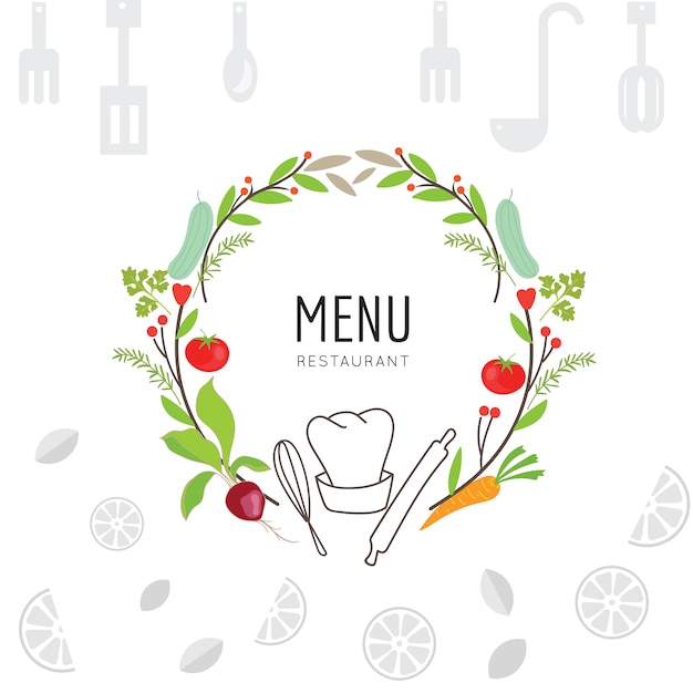 Fresh & Elegant Restaurant Menu Design - Downloadable Template
