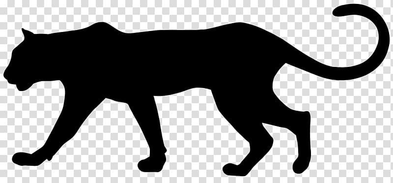 Big Cat Silhouette Vector Image - Free Download & Usage Guide