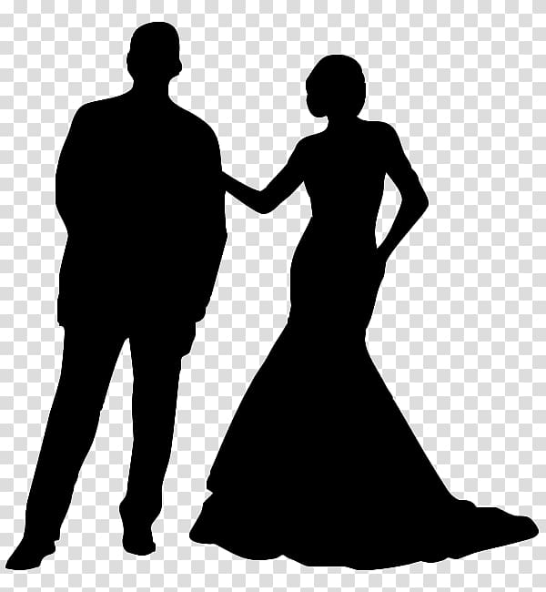 Elegant Couple Silhouette - Wedding & Formal Event Imagery