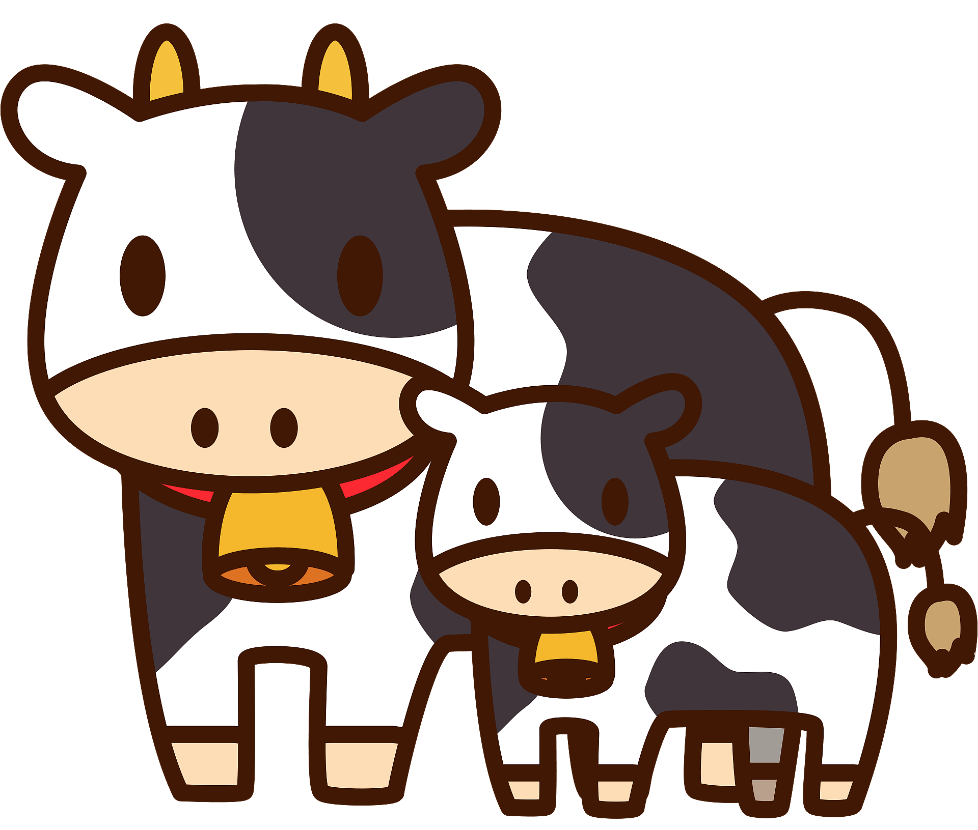 Game Topic Cattle - Cow Eating Grass Clipart Png - Free - Clip Art Library
