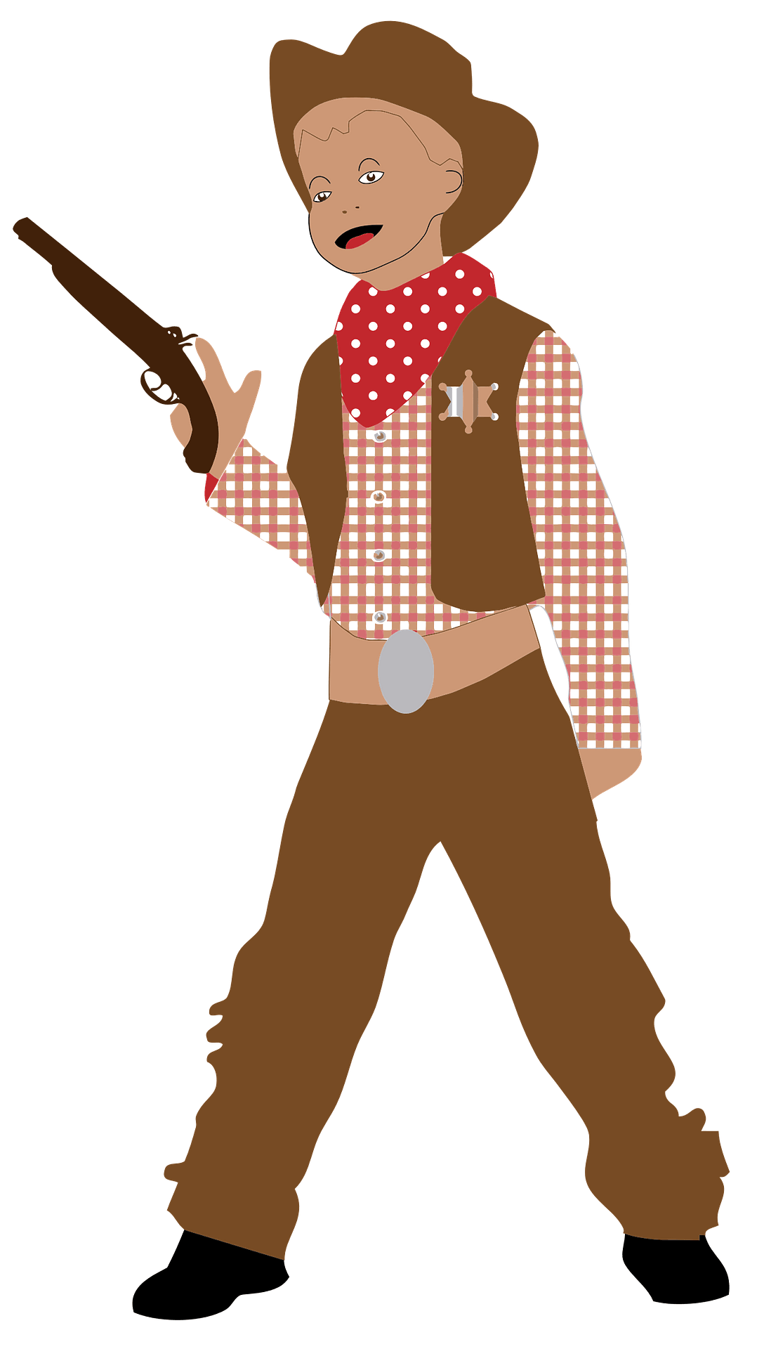 cartoon cowboys - Clip Art Library
