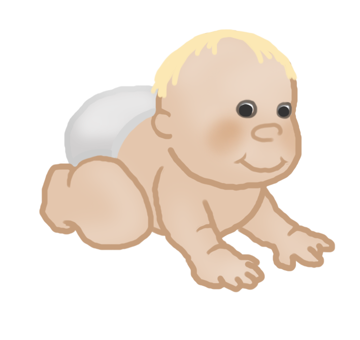 Isolated Cute Baby Boy Clipart Vector Design 5253734 Vector Art at