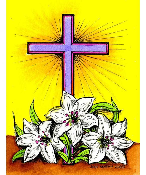 7 Free Religious Easter Clip Art Designs Easter Lily - Easter - Clip ...