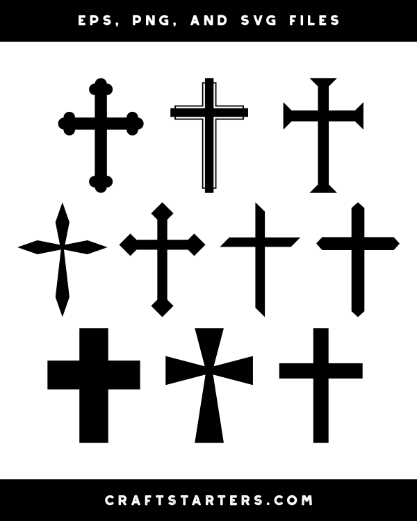Cross Silhouette - Free Clip Art, Printable, and Vector Downloads ...
