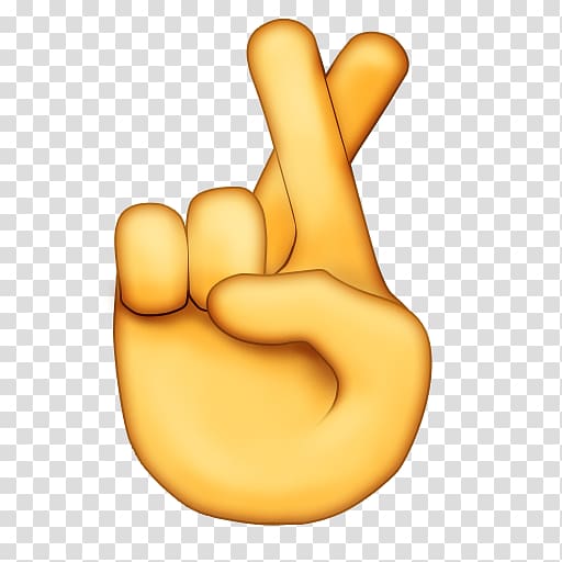 Crossed fingers Emoji Facepalm Luck, Emoji transparent background ...