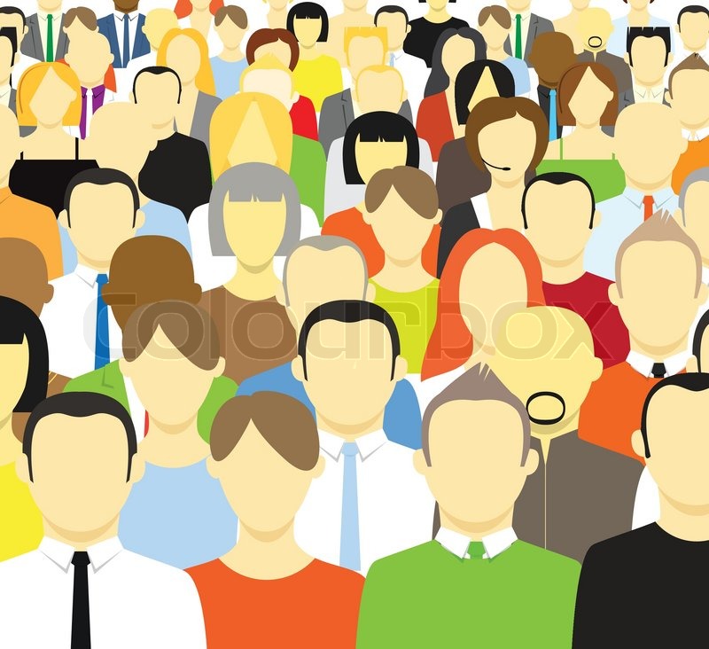 Crowd Of People Clip Art Library 5406