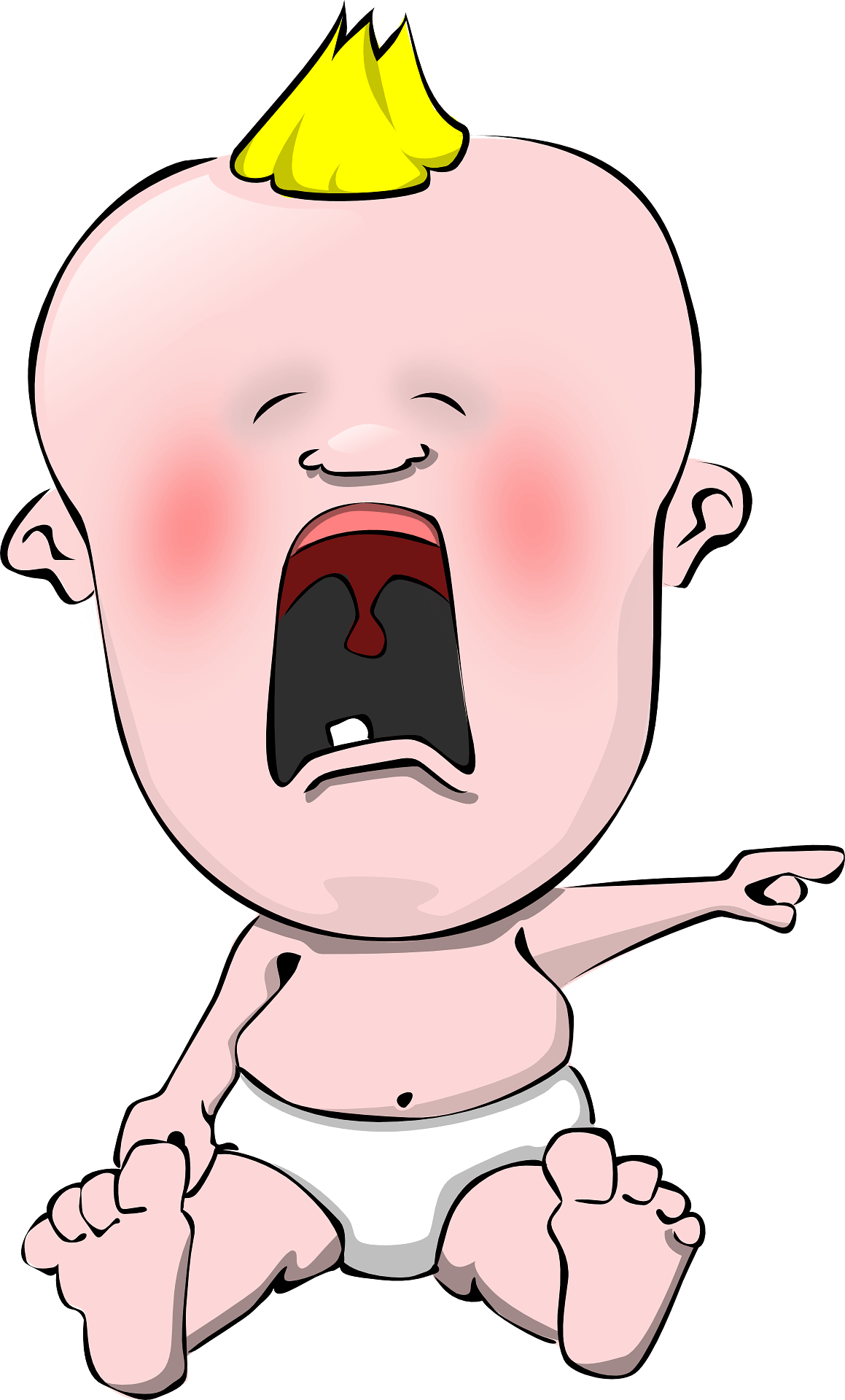 Crying Baby Clipart - Free Download for Parenting & Medical Content