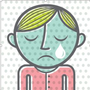 Illustration of Sadness and Emotional Distress - Free Clipart Image