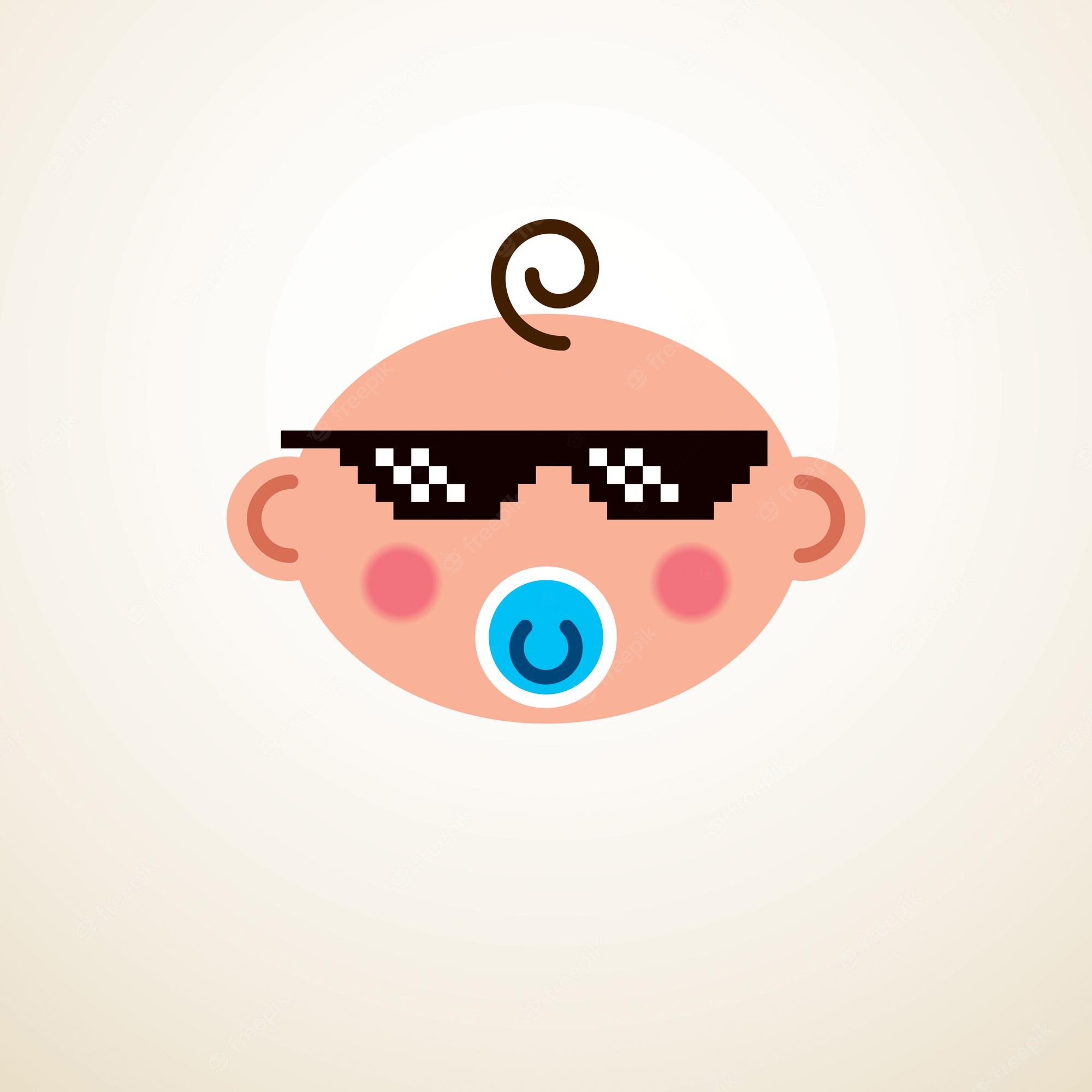 Black Baby Clipart #1351473 - Illustration by Julos