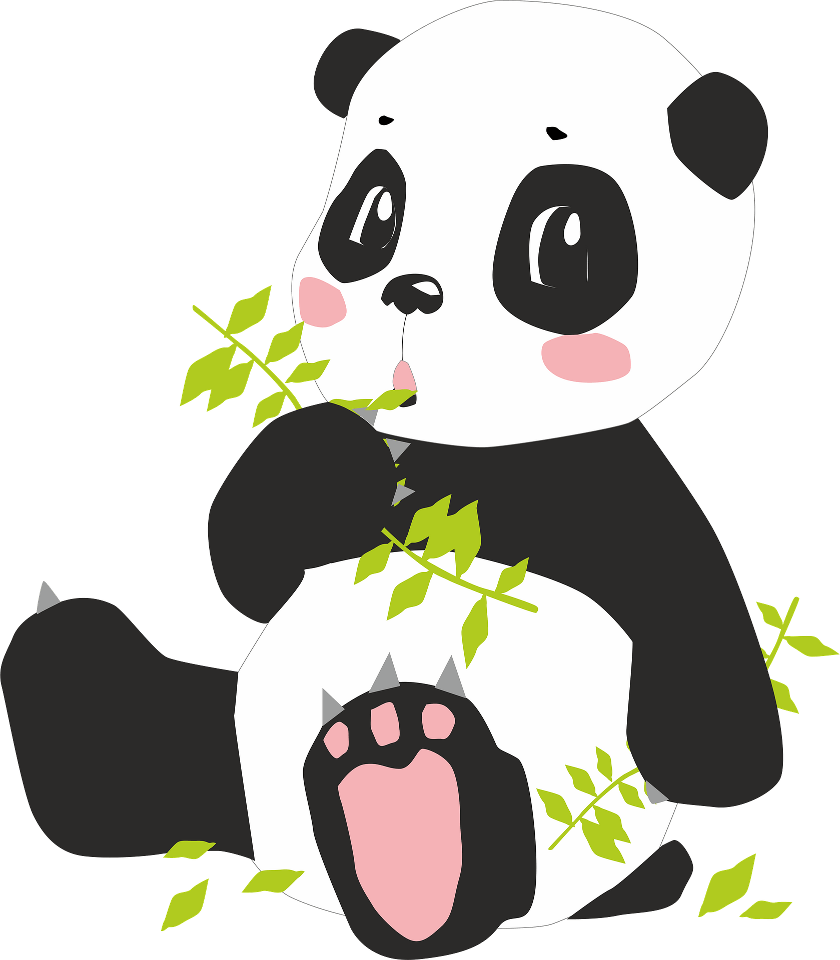 Cute Panda Clip Art Library 6883