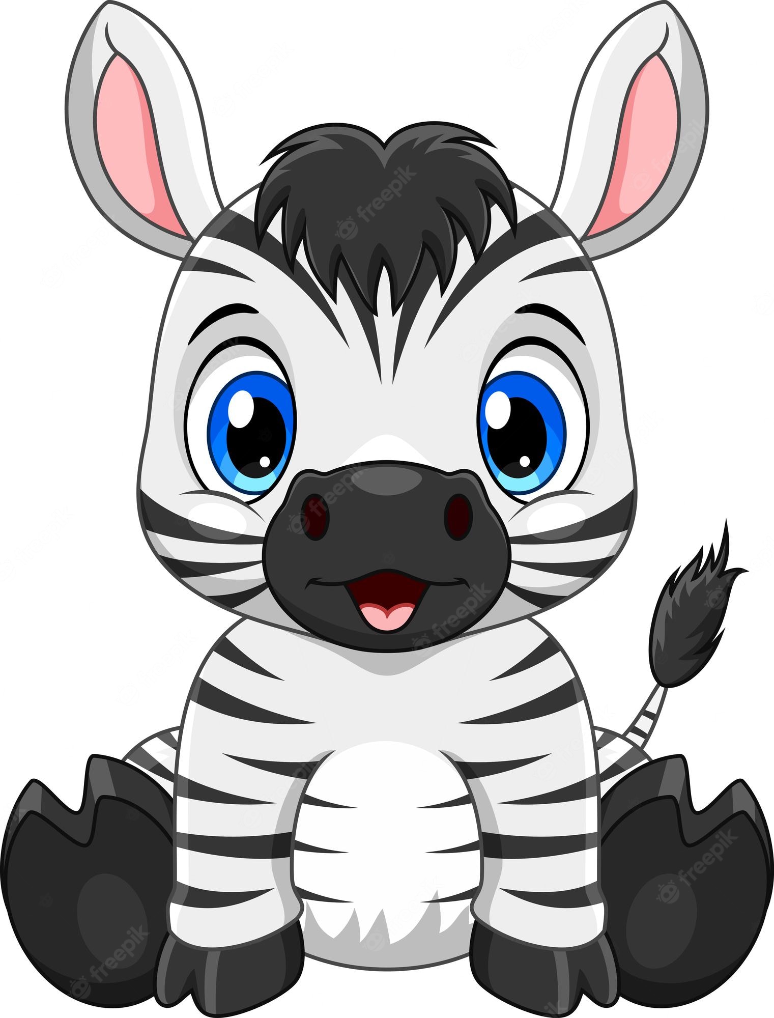 Free Png Download Cute Zebra Cartoon Clipart Png Photo - Baby - Clip ...