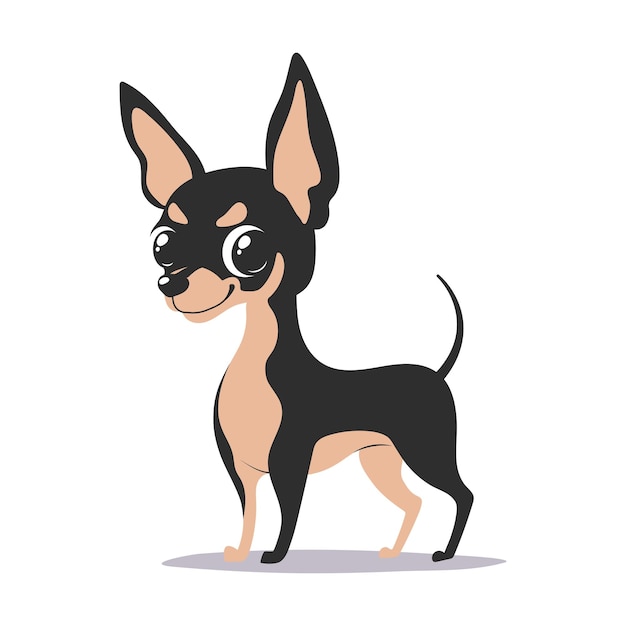 Chihuahua Clipart PNG Images, Dark Chihuahua Clip Art, Chihuahua - Clip