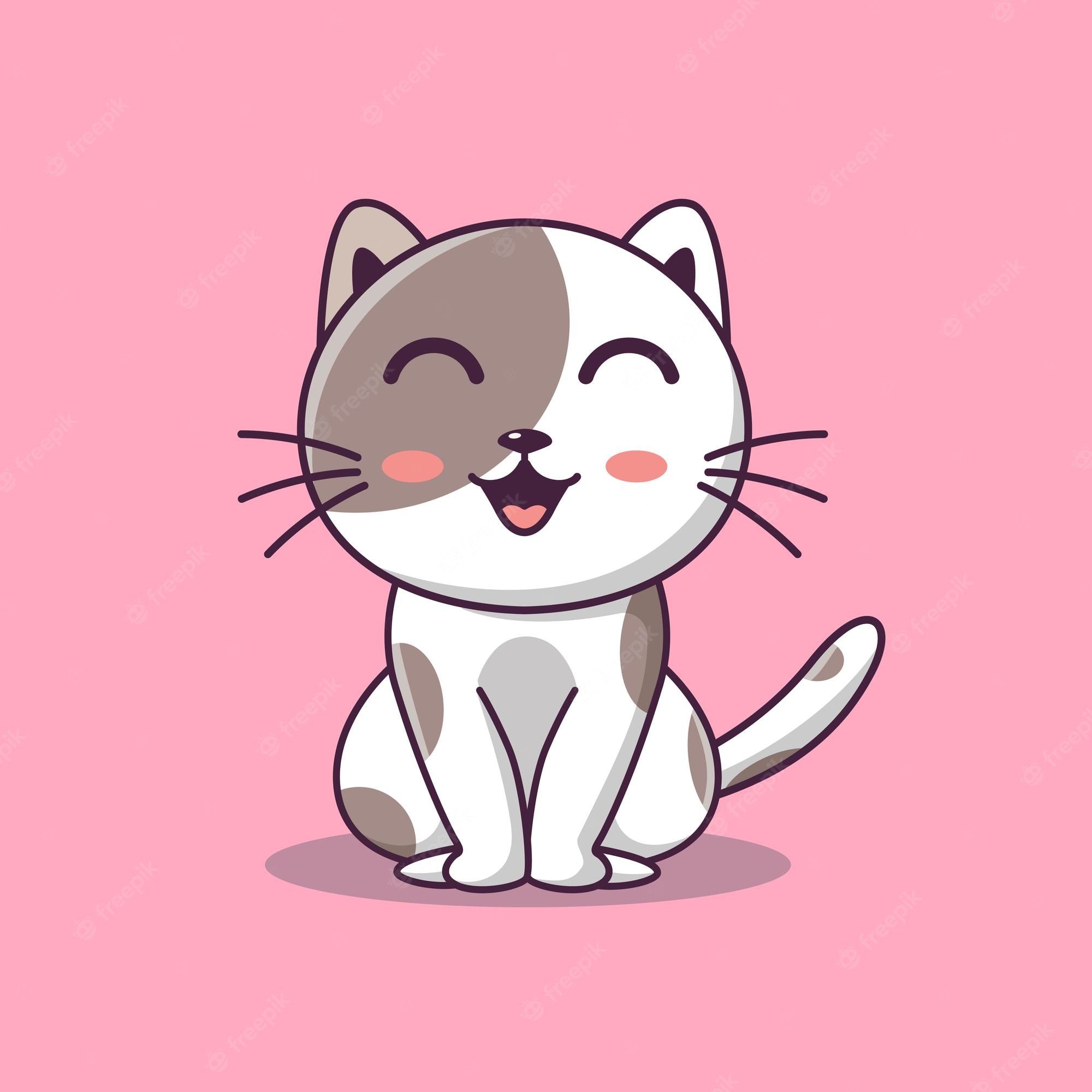 Cute Cat Cartoon Clipart Free Stock Photo - Public Domain Pictures