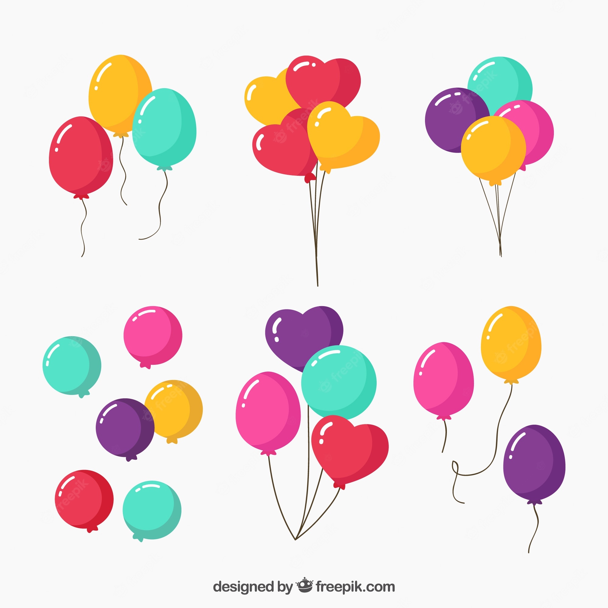cute balloons - Clip Art Library