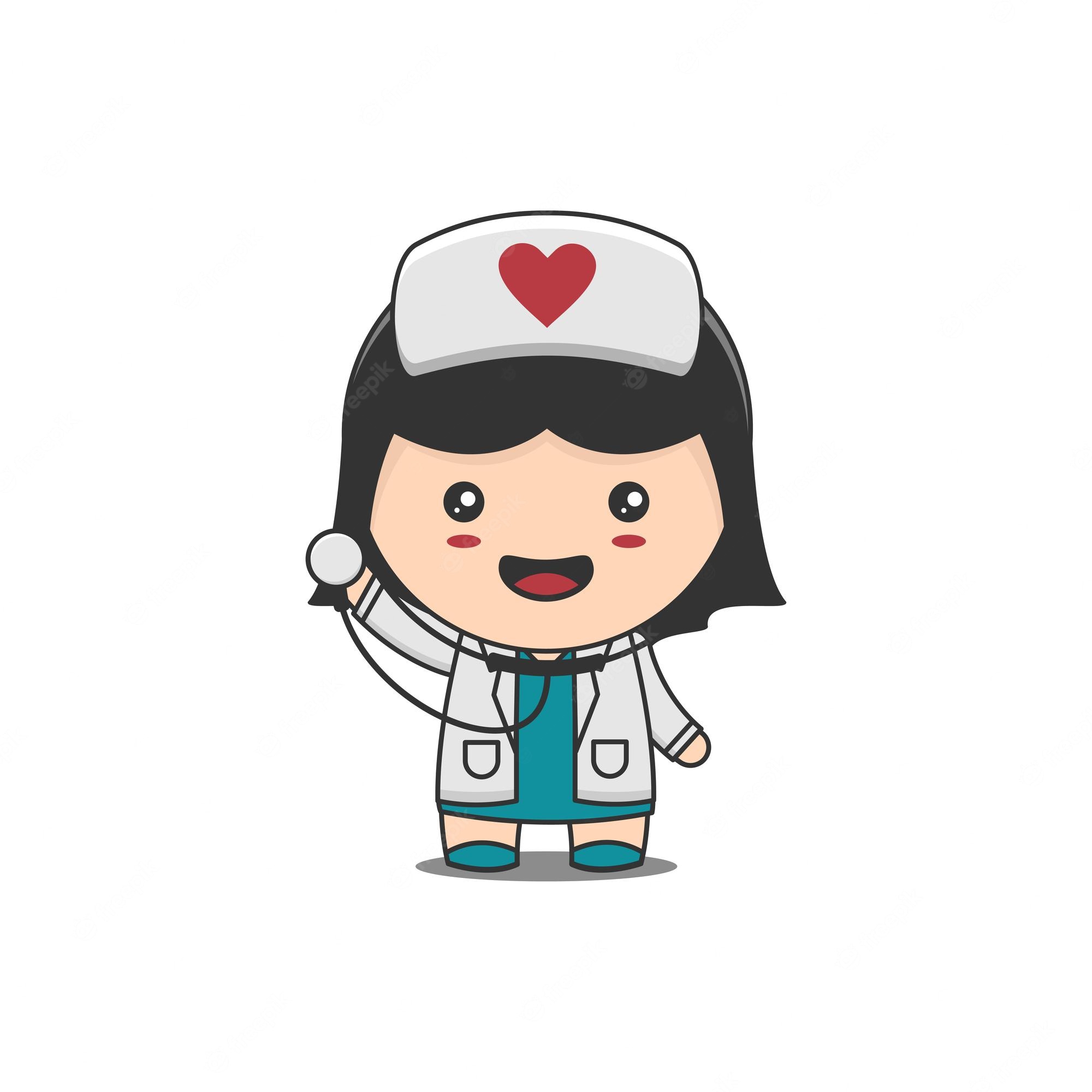 Cute Doctor Clipart, Hospital, Female, Girl, Medicine, Doctor, Cartoon ...