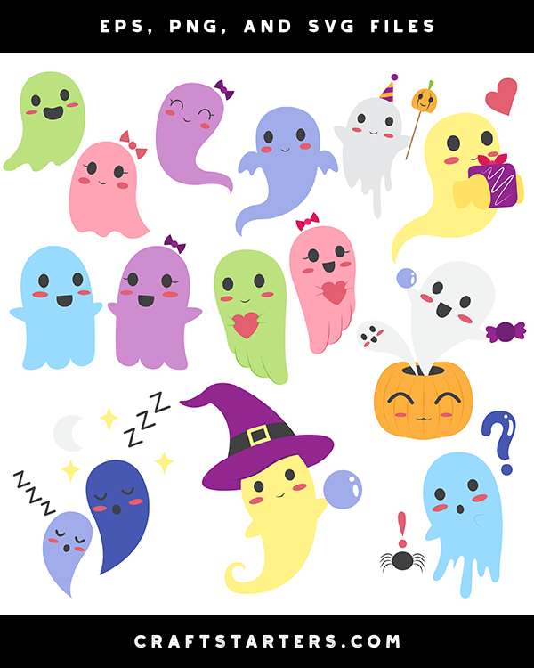 Cute Ghost Png Images, Transparent Cute Ghost Image Download - Pngitem 