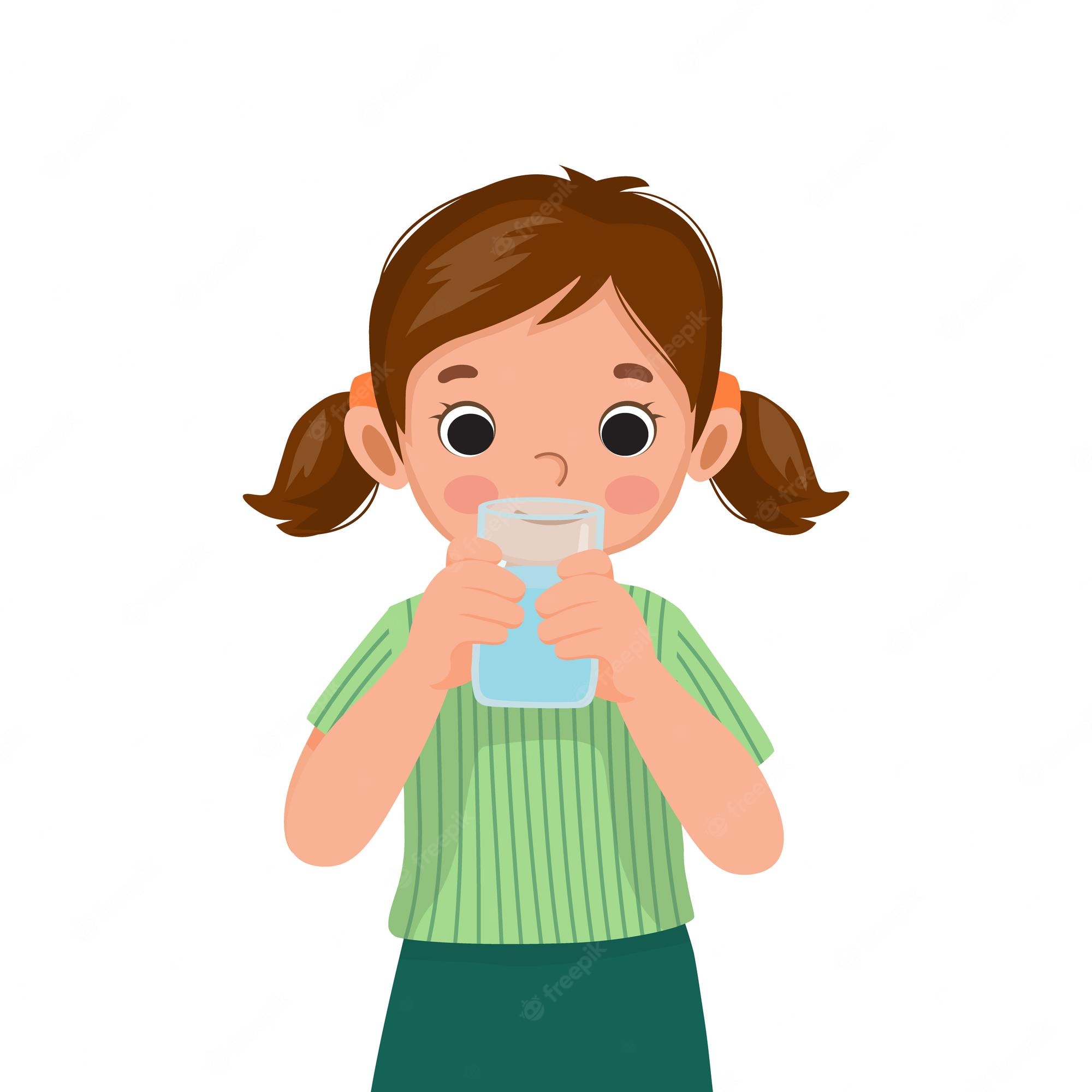 drinking water - Clip Art Library