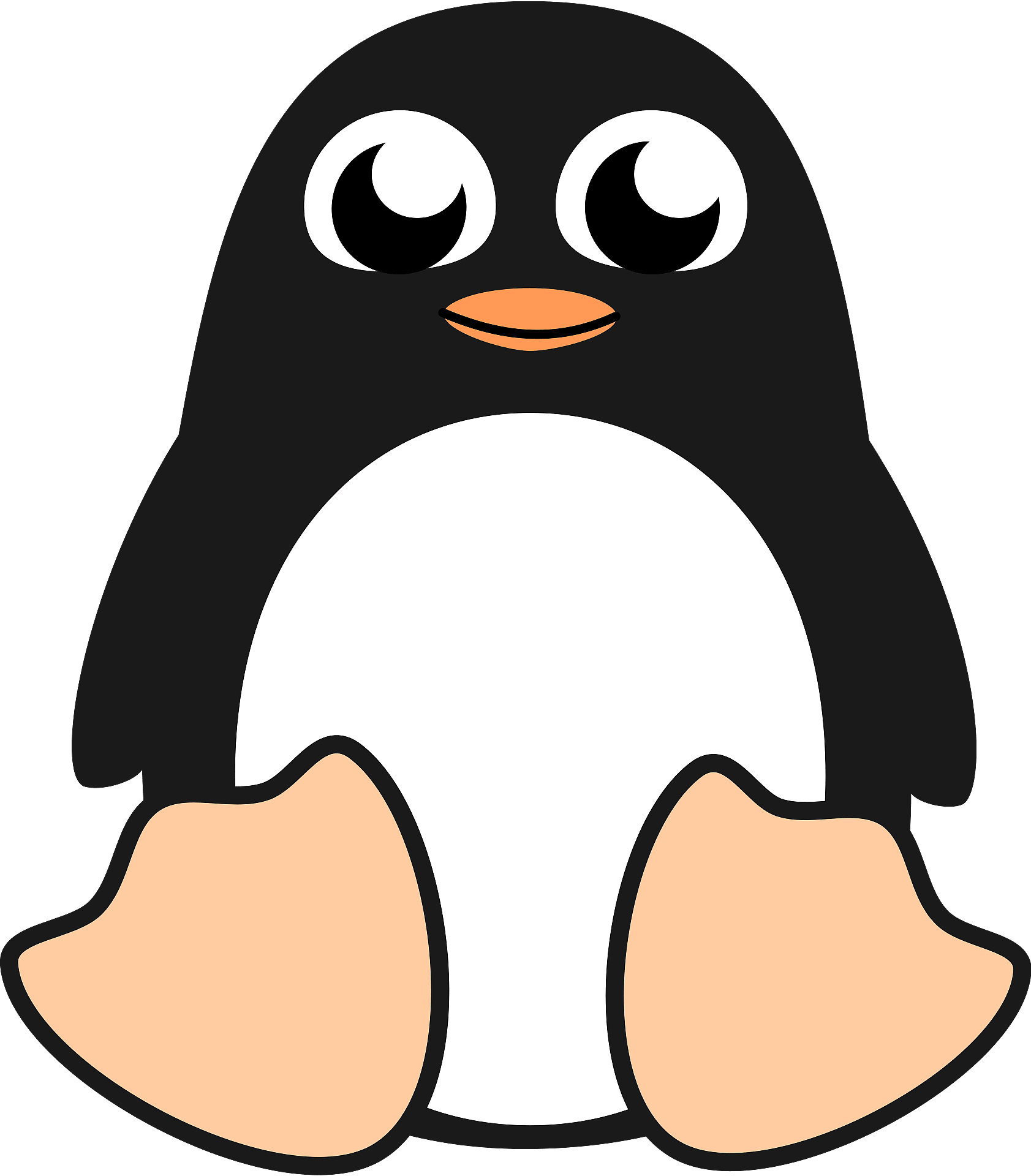 Pretty Penguins Clip Art Library