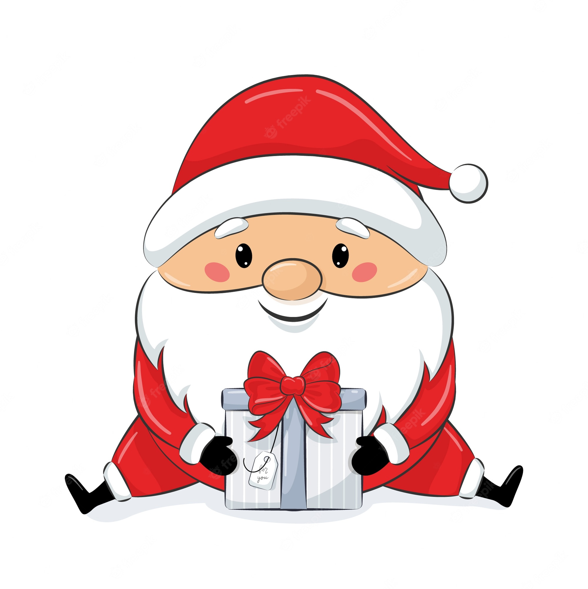 Cute Santa Claus Clipart, Transparent PNG Clipart Images Free - Clip ...
