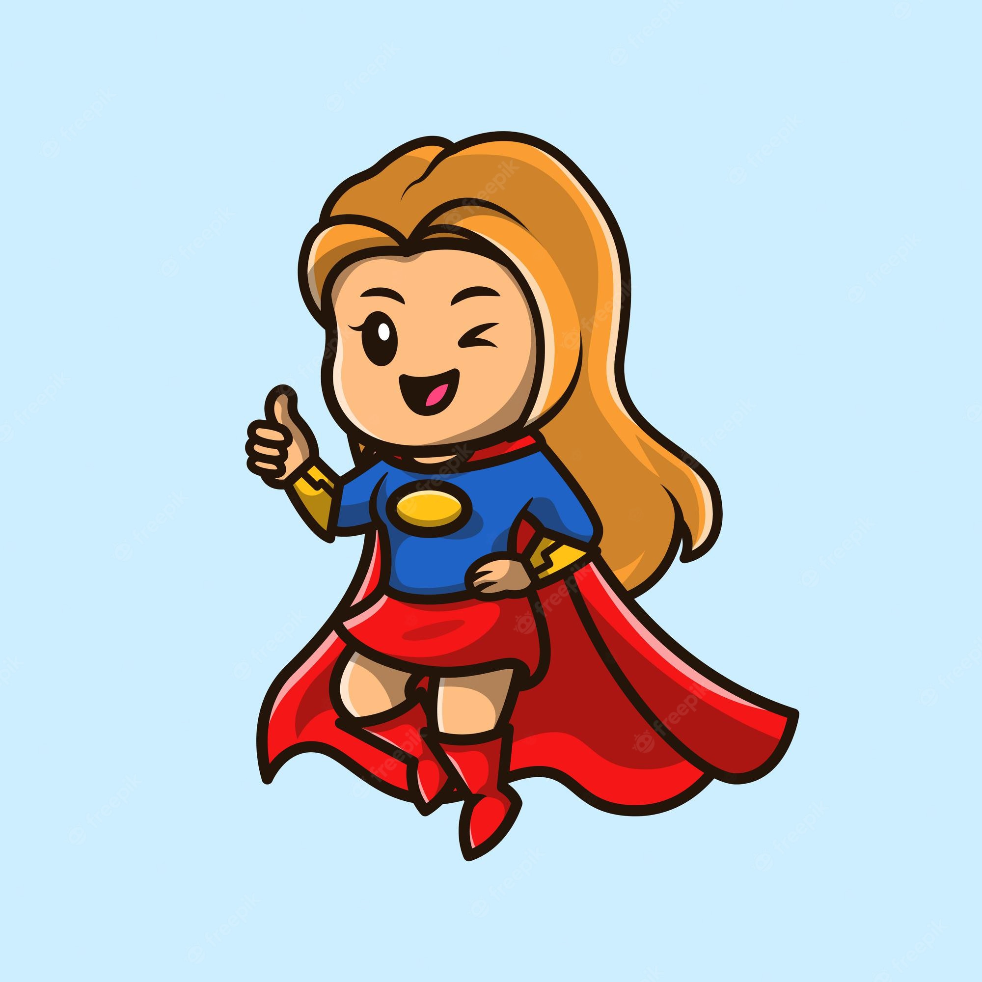 Clipart Superhero Girls - Superhero Girl Clip Art - Free - Clip Art Library