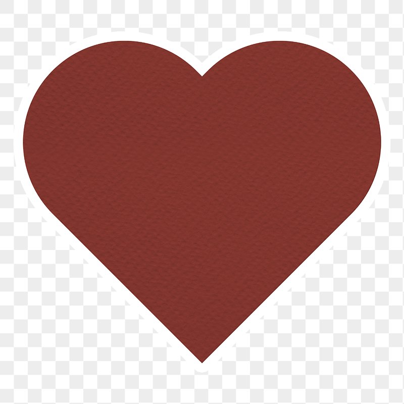 Heart Shape Outline on Transparent Background 18717815 PNG
