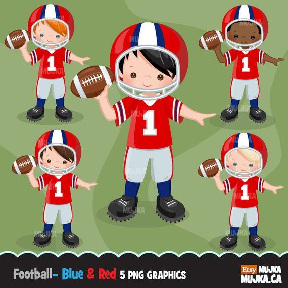 American football player clipart. Free download transparent .PNG