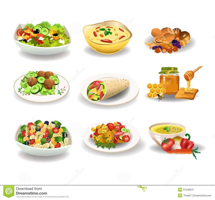 Healthy Dinners Clip Art Library