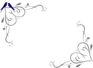 Elegant Corner Flourish with Birds - Decorative Vector Illustration