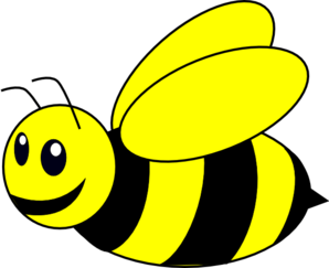 Friendly Cartoon Bee Illustration - Free Download & Usage