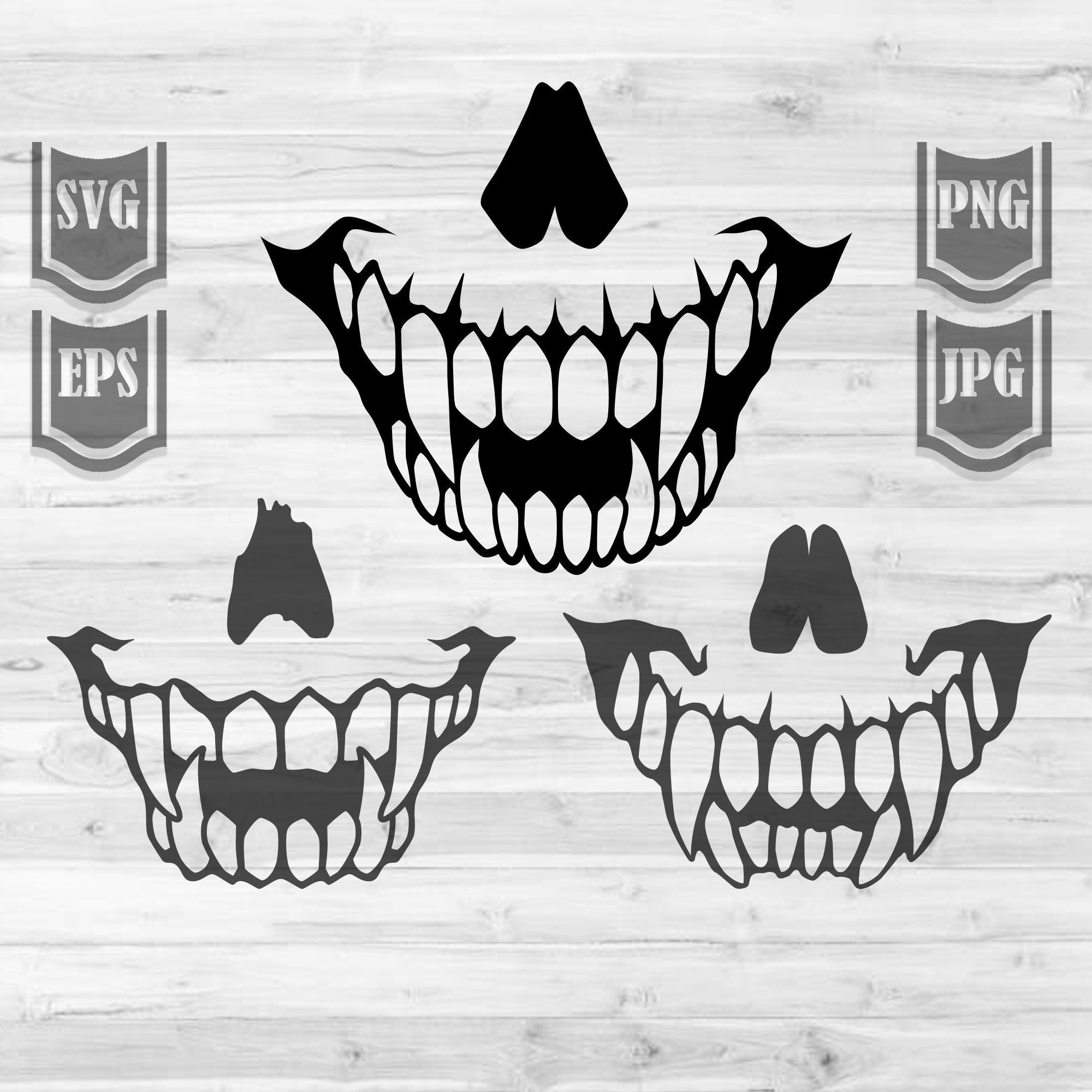 Cartoon Teeth Mouth And Teeth Template Free Transparent PNG Clip