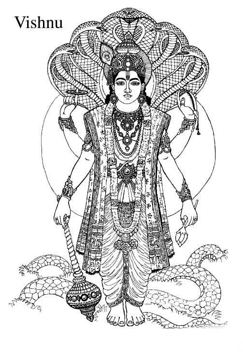 Lord Vishnu Projects :: Photos, videos, logos, illustrations and branding  :: Behance