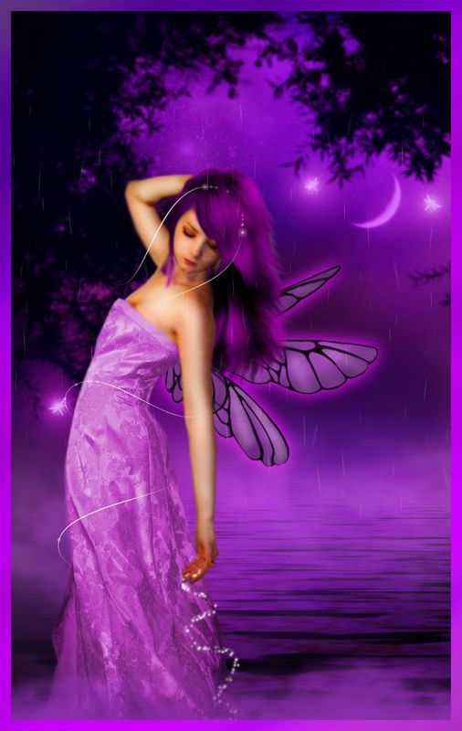 Fantasy Fairies Silhouette Png Images Purple Fantasy Fairy Clip Art