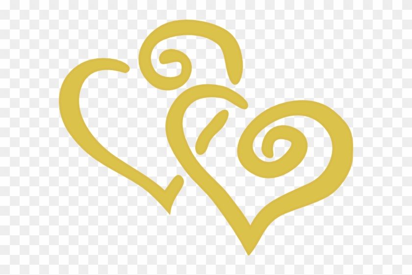 Elegant Dual Heart SVG Graphic - Romantic & Decorative Design