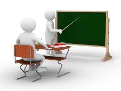 Classroom Teaching Scene - 3D Educational Illustration