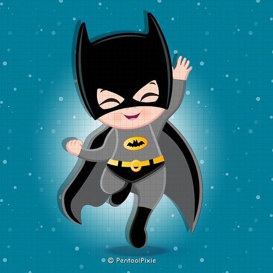 happy batmans - Clip Art Library