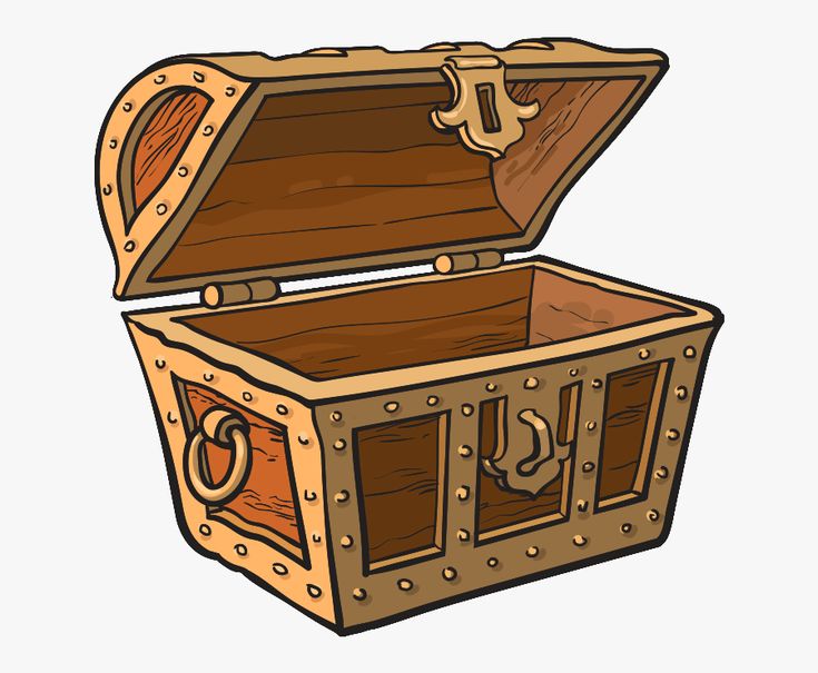 Treasure chest clip art cartoon Royalty Free Vector Image