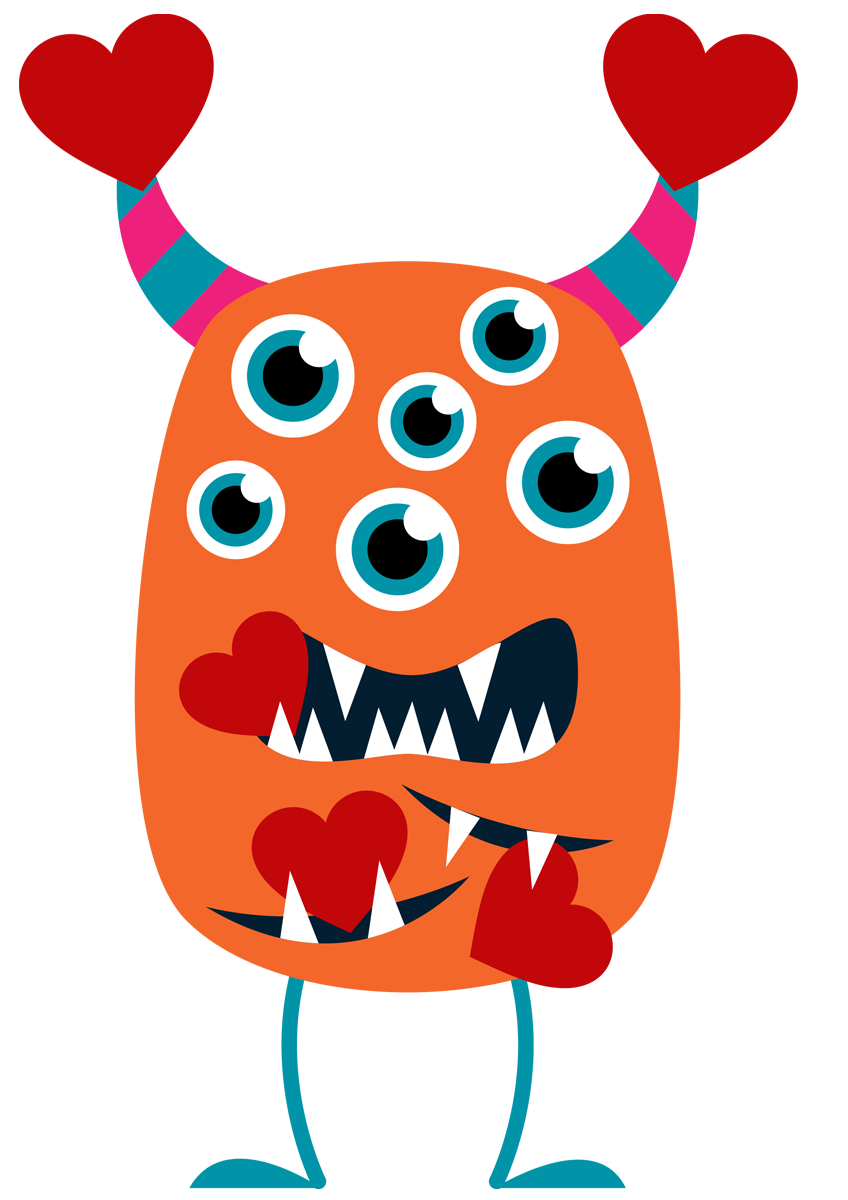 Cute Monster Illustration - Fun & Whimsical Character Design