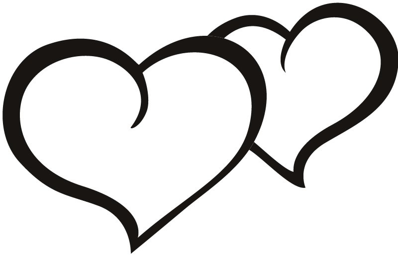 Dual Heart Symbol - Love, Romance, and Relationship Icon