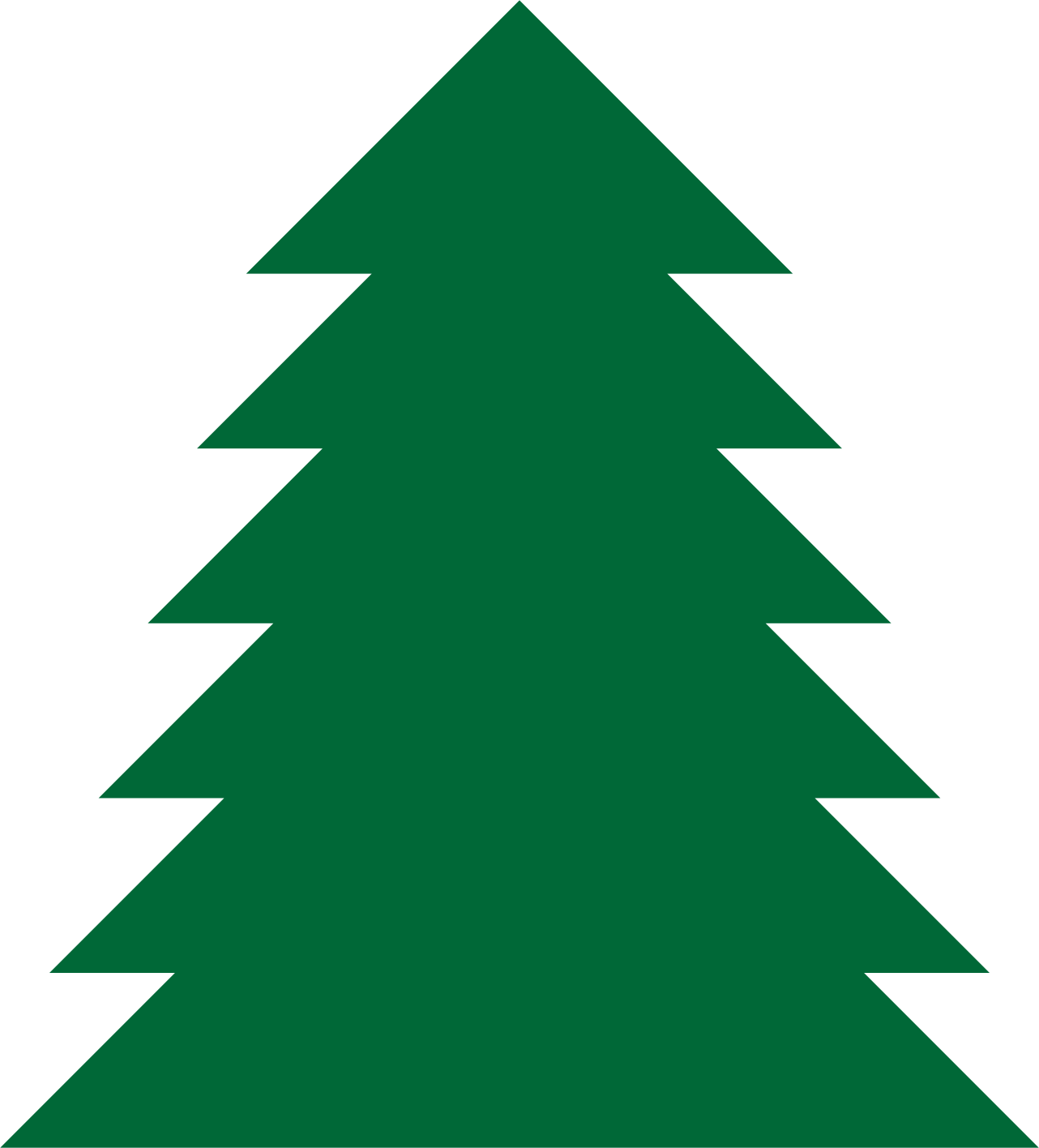 Simple Green Christmas Tree Icon - Free Vector Graphic