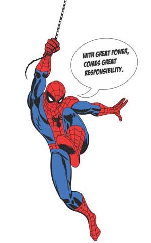Spider-Man’s Iconic Quote - “With Great Power Comes Great Responsibility”