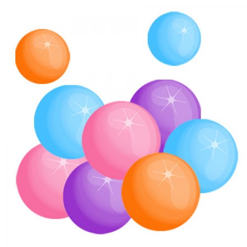 Vibrant Glossy Ball Illustration - Free Clipart for Creative Projects